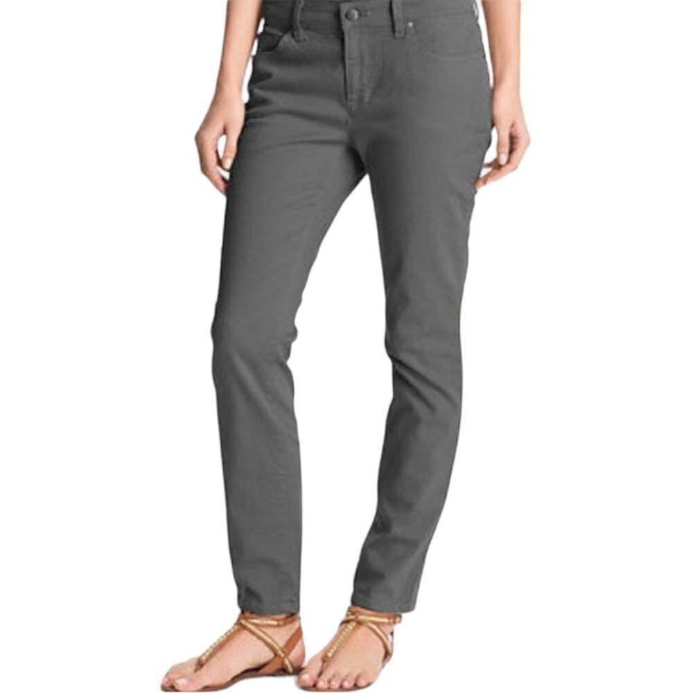 EILEEN FISHER Boyfriend Denim 5 Pocket Jeans in Gray Size 6 PETITE - Picture 1 of 8